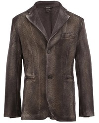 Veste en laine gris foncé Avant Toi