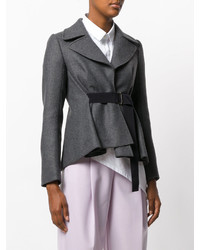 Veste en laine gris foncé Jil Sander Navy