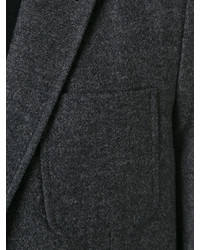 Veste en laine gris foncé AMI Alexandre Mattiussi