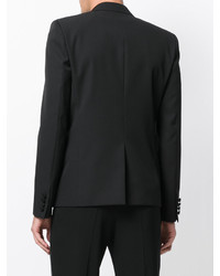 Veste en laine noire Saint Laurent