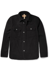 Veste en laine noire Nigel Cabourn