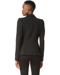 Veste en laine noire Thierry Mugler