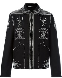 Veste en laine noire Valentino