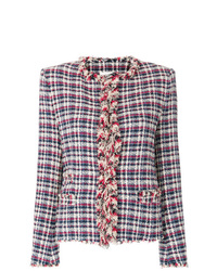 Veste en tweed à carreaux multicolore Isabel Marant Etoile