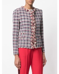Veste en tweed à carreaux multicolore Isabel Marant Etoile