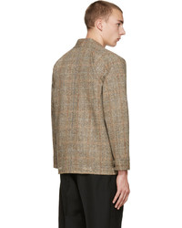 Veste en tweed marron clair VISVIM