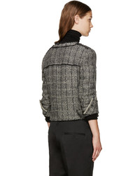 Veste en tweed noire Etoile Isabel Marant