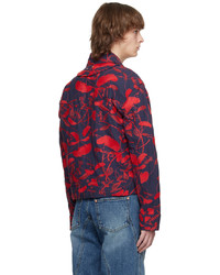 Veste harrington à fleurs bleu marine Andersson Bell