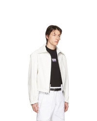 Veste harrington blanche Boramy Viguier