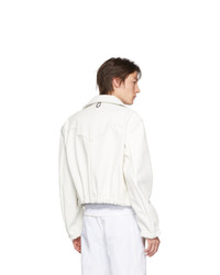 Veste harrington blanche Boramy Viguier