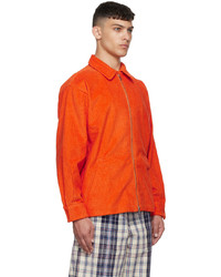 Veste harrington en velours côtelé orange Gentle Fullness