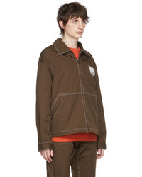 Veste harrington marron foncé Rassvet