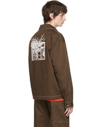 Veste harrington marron foncé Rassvet