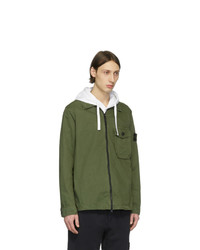 Veste harrington olive Stone Island