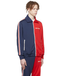 Veste harrington rouge et bleu marine Palm Angels