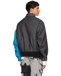 Veste harrington turquoise Feng Chen Wang