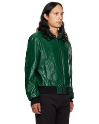 Veste harrington vert foncé Recto