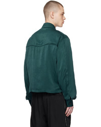 Veste harrington vert foncé RAINMAKER KYOTO