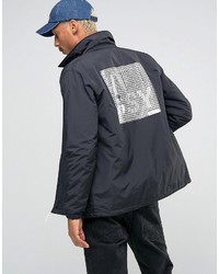 Veste imprimée noire Stussy