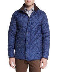 Veste légère matelassée bleu marine