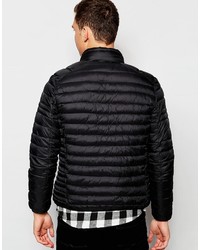 Veste légère noire Pull&Bear