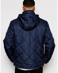 Veste matelassée bleu marine Ringspun