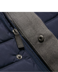 Veste matelassée bleu marine Canali