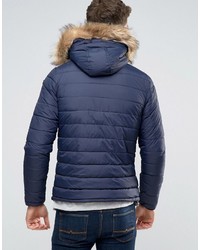 Veste matelassée bleue Schott