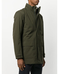 Veste matelassée olive Z Zegna