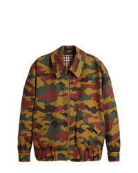 Veste militaire camouflage multicolore Burberry