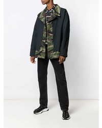 Veste militaire camouflage multicolore Balenciaga