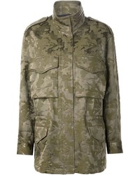 Veste militaire camouflage olive Alexander Wang