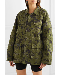 Veste militaire camouflage olive We11done