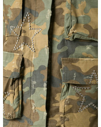 Veste militaire camouflage olive Amiri