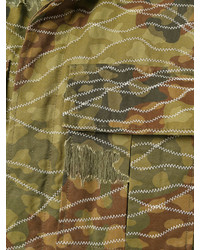 Veste militaire camouflage olive Palm Angels