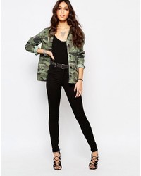 Veste militaire camouflage olive Replay