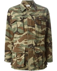 Veste militaire camouflage olive Saint Laurent