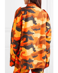 Veste militaire camouflage orange Off-White
