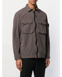 Veste militaire marron Stone Island