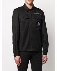 Veste militaire noir Alexander McQueen