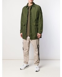 Veste militaire olive Stone Island Shadow Project