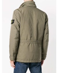 Veste militaire olive Stone Island