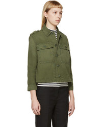 Veste militaire vert foncé Amo