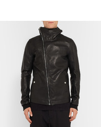 Veste motard en cuir noire Rick Owens