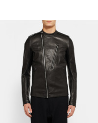 Veste motard en cuir noire Rick Owens