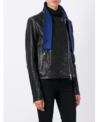 Veste motard en cuir noire Damir Doma