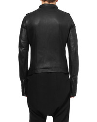 Veste motard en cuir noire Rick Owens