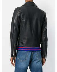 Veste motard en cuir noire JW Anderson