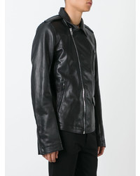 Veste motard noire Rick Owens