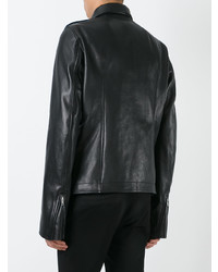 Veste motard noire Rick Owens